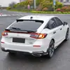 Adecuado para Civic Hatchback de Undécima Generación, Alerón Trasero de Esquina, Ala de Viento Fija, Ala Central, Kit de Cubierta para Ventanillas Traseras