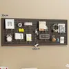 Estante de Almacenamiento con Tablero Perforado para Uso Doméstico, Estante de Exhibición para Gafas y Llaveros, Estante de Almacenamiento Decorativo Montado en la Pared, Solución de Almacenamiento Multifuncional