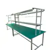 Mesa de trabajo antiestática de doble cara, línea de montaje de cables, consola de cables, mesa de empaque de acero inoxidable, banco de trabajo Xinhui