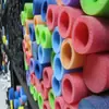 Tubos de Algodón Perlado al por Mayor, Tubos Cilíndricos de Espuma, Cubiertas Protectoras para Boca de Botella Cosmética, Tubos Huecos de Espuma de Esponja Anticolisión