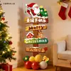 Nuevas Decoraciones Navideñas Portátil Tablero Kt Señal Guía Regalos de Navidad Decoración de Árbol de Navidad Decoraciones para Ventanas de Hotel