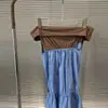 Verano 2025 Hoy Artista Original Amarillo Floral Pastel Camisola + Falda Corta
