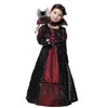 HALLOWEEN Fantasia Infantil Menina HALLOWEEN Festa Fantasias G-0108 Linda Menina Vampira