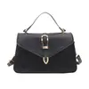 Bolso casual nuevo para mujer 2026, color liso retro, bolso cruzado de moda de verano estilo coreano, bolso de hombro simple y versátil para ir al trabajo