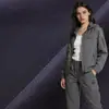 Tecido Tricotado Patchwork Jacquard Waffle Pongee 300t Uniforme Escolar Jaqueta para Trabalho Colete Chapéu Tecido Composto