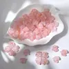 Atacado 20mm Borda Enrolada Flor de Rododendro Pétalas de Vidro DIY Artesanal Acessórios de Cabelo Hanfu Materiais de Pente de Cabelo Estilo Antigo