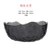 Estilo japonês Phnom Penh martelado vidro transparente Salah Bowl Legumes e Frutas Bowl criativo estilo nórdico prato de frutas vermelhas