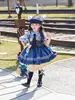 Conjunto de Verano Judy Disfraz de Conejo Policía Ropa Zootopia para Niños Cosplay de Niña Vestido de Princesa Lolita
