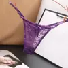 Calientes Sexys de Tiro Bajo Encaje Transparentes Bragas para Mujer Correa Fina Ajustable Tanga de Moda Lencería