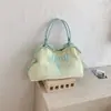 Bolsa de Ombro Bordada Estilo Coreano 2026 para Mulheres, Bolsa Tote de Grande Capacidade, Bolsa de Mão Versátil, Bolsa de Ombro Simples e Fashion