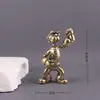 Latão Criativo Popeye Bobbi Decoração de Casa Vintage Mesa de Escritório Animal de Estimação de Chá Artesanato Pequenos Enfeites