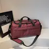 Bolsa de Viagem para Mulheres, Bolsa de Mão Leve, Bolsa de Bagagem de Grande Capacidade para Viagens de Curta Distância, Bolsa Impermeável com Separação Seca e Úmida para Esportes e Fitness