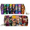 Estuche con Cremallera de Anime Estuche para Lápices Wen Hao Perro Salvaje Hermosa Chica Guerrero Dragon Ball Hombre Motosierra JOJO Qi