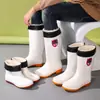 Botas de Lluvia Blancas, Botas de Higiene Alimentaria, Botas de Seguridad para Taller de Fábrica, Botas de Goma Resistentes al Agua, Resistentes al Aceite, Resistentes a Ácidos y Álcalis, Zapatos de Goma Antideslizantes