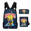 Al por mayor transfronterizo Concierto de Monstruos Mi Mundo de Monstruos Mochila Mochila Bolso de Hombro Estuche para Lápices Mochila