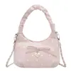 Bolso Cruzado de Moda con Lunares y Encaje Plegado Otoño 2026 Nuevo Bolso de Mano Bolso Nube Cadena Exquisita Bolso Casual