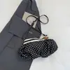Bolsa de Nube Plisada de Lunares para Mujer, Bolso de Hombro Nuevo de Moda de Alto Valor Estilo Ins, Bolso Cruzado Casual Elegante para Niñas