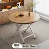 Mesa de Comedor Plegable, Mesa Pequeña para Uso Doméstico, Mesa Plegable Sencilla para Viviendas de Alquiler, Mesa Portátil para Exteriores para Montar Puestos, Mesa Cuadrada para Comer