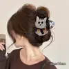 Novo Estilo de Presilha de Cabelo 2026 com Toque de Luxo, Piranha Floral Simples, Presilha de Garra Grande de Acrílico para Cabelos Grossos