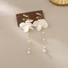 Pendientes Texturizados de Lujo Ligero y Gama Alta, Pendientes de Diseño Femenino y Fresco, Pendientes y Pendientes Franceses Elegantes y Versátiles