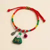 Pulseira de Corda Colorida do Festival do Barco Dragão Corda Vermelha Tecida à Mão Infantil Bebê Pequeno Zongzi Corda de Mão Presente de Lote Festival de Maio