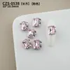 Brilhantes K9 Premium Decorações de Strass para Nail Art Rosa Luxuoso Retangular Ovo de Pombo Coração Assimétrico Strass Acabados Feitos à Mão para Nail Art