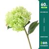 Hortensia Griega Flor Artificial Wholesale Tallo Único Hortensia Accesorios de Boda Arreglo Floral Sala de Estar Decoración del Hogar Arreglo Floral