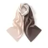 Novo cachecol de malha de cashmere com blocos de cor para outono e inverno, macio e confortável, grosso e quente, adequado para homens e mulheres