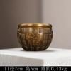 Panela de cobre Baifu panela de arroz de latão tigela tesouro decoração sala de estar grande casa Fortuna pequeno cofrinho