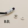 Plata de ley S925 nicho personalizado DIY accesorios de plata anillo de plata martillado a mano pulsera envuelta cuerda trenzada accesorios de joyería de plata
