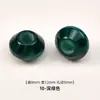 Atacado em estoque contas redondas com furo grande, estilo OVNI, largura 12MM*altura 8MM*diâmetro do furo 5MM, contas redondas com furo único para acessórios de vestuário