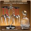 Juego de Copas de Vino Tinto, un Juego Completo de Copas de Vino Tinto de Cristal de Borgoña, Decantador de Lujo para el Hogar, Copa de Vino Estilo Europeo