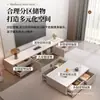 Armário de Luxo Leve Sala de Estar 2026 Novo Armário de Armazenamento de Chão para Casa Apartamento Pequeno Integrado Aço Inoxidável