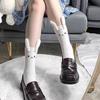 Calcetines de Algodón para Chicas Estilo Universitario Dulce Conejo Orejas de Conejo Cola de Conejo JK Japonés Tridimensional Lindo Chica Suave Lolita Chica