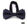 Venta de fábrica, pajarita coreana de rayas de color liso para hombre, para banquete de boda, novio, moda