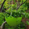 Maceta para colgar de jardín maceta de flores de resina plástica de polipropileno maceta colgante maceta colgante para orquídeas Maceta colgante cesta colgante de cadena de hierro Maceta