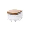 Frasco Sellado Frasco para Granos Almacenamiento de Cocina Caja de Plástico Transparente de Grado Alimenticio Bocadillos Artículos Secos Frasco para Almacenamiento de Té