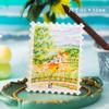 Sellos Turismo Atracciones Creativas de la Ciudad Pintura a Color Dibujo Animado Creativo Calcomanías Magnéticas Calcomanías para Refrigerador Conmemorativo Regalo de Acompañamiento Personalización