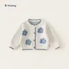 Ropa para Niños Bangxuan Ropa Nueva de Otoño Ropa para Niña Cárdigan de Punto Conjunto de Ropa para Bebé Vestido de Niña Conjunto de Dos Piezas