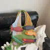 Bolso nuevo de moda para mujer, estilo casual y relajado, bolso de hombro tejido, bolso tote versátil