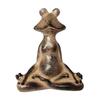 Novos Artesanatos Criativos de Resina Sapo de Yoga Três Poses de Yoga Enfeites Decoração de Casa Presentes de Mesa