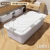 Caja de Almacenamiento Debajo de la Cama para Uso Doméstico, Organizador de Colchas, Caja Debajo de la Cama con Ruedas y Tapa, Caja de Almacenamiento de Ropa Extra Grande