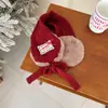 Protetores de Ouvido Infantis Yipan Inverno Novo Ins Meninas Renda Renda Tricô Espessado Quente Protetores de Ouvido para Bebê Atacado