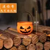 Decorações de Halloween Lanternas de Abóbora Caixas de Doces Portáteis para Crianças Baldes de Abóbora Doces ou Travessuras Pequenos Presentes Brinquedos Lanternas de Abóbora