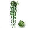 Simulação de Comércio Exterior Pendurado na Parede Rattan Orquídea Aranha Decoração de Casa Plástico Trepadeira Folha Flor de Seda Fabricante Atacado