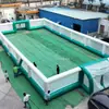 Cancha de Fútbol Inflable a Nivel de Evento, Sistema Profesional de Marcación de Límites, Tapete Antideslizante y Resistente al Desgaste, Entrenamiento de Fútbol
