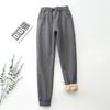 Pantalones de Invierno para Mujer con Forro Polar de Cachemir, Pantalones de Algodón para Exteriores, Otoño e Invierno, Gatito Impreso, Patata Pequeña del Sur de Harbin, Mujer