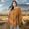 Moda Transfronteriza Europea y Americana Primavera/Verano 2026 Nuevo Estilo Chal de Moda Chaleco con Borlas Adelgazante Versátil Ajustado Estilo Retro