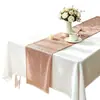 Suministro de Caminos de Mesa con Lentejuelas de Gypsophila Transfronterizos para Bodas de Hotel, Banquetes, Fiestas Navideñas y Caminos de Mesa Bordados Decorativos