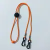 En Stock Lanyard de Mascarilla Colorido Estilo Coreano Cordón Elástico Cordón a Prueba de Viento Cordón para Sombrero Anti-Pérdida Ajustable Venta al por Mayor Accesorios de Moda